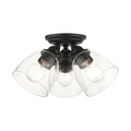Black Flush Mount Light V663965