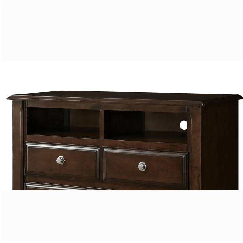 Brown Cherry Media Chest P844