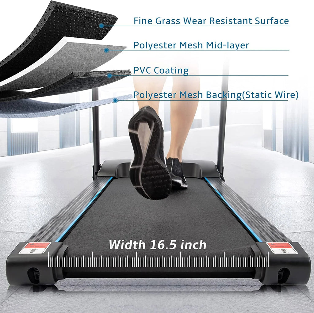 3.5HP Foldable Electric Treadmill with Incline D8553