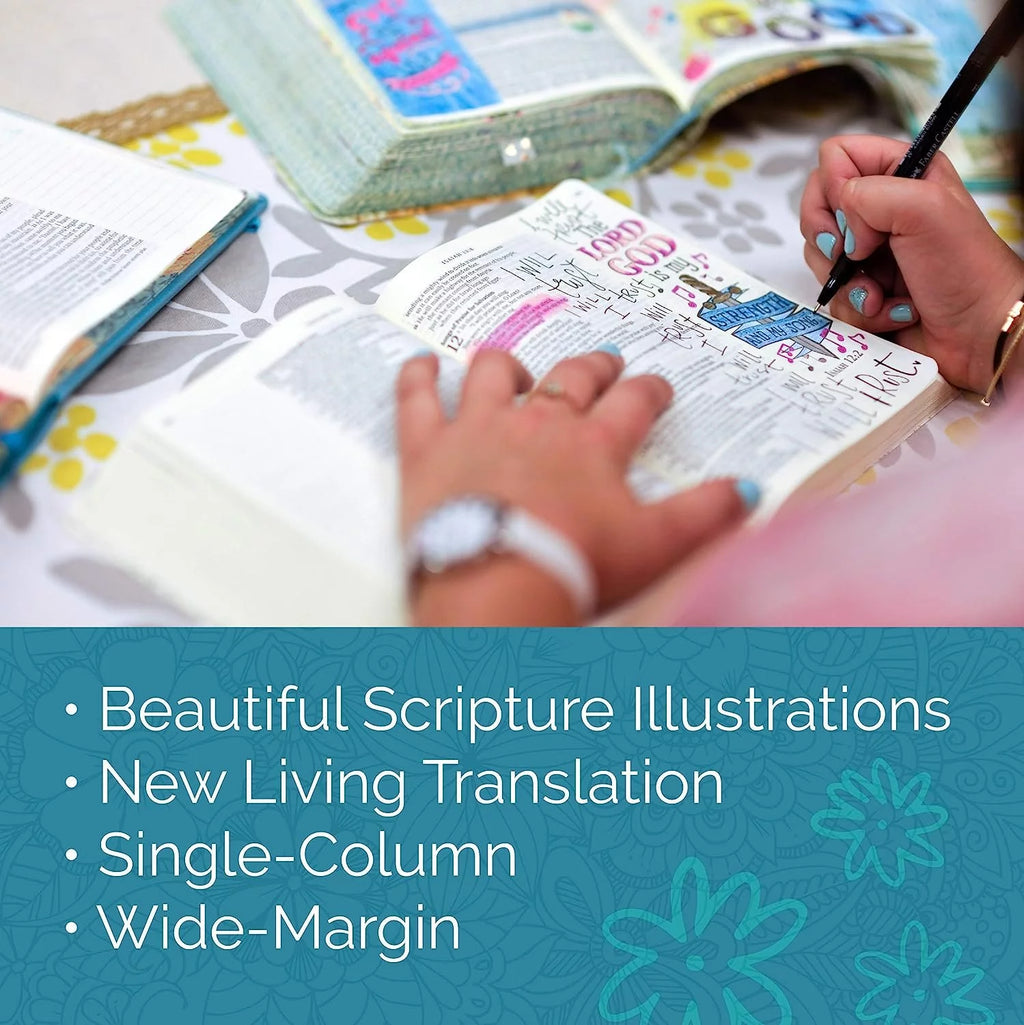 Teal Hardcover Bible M2184