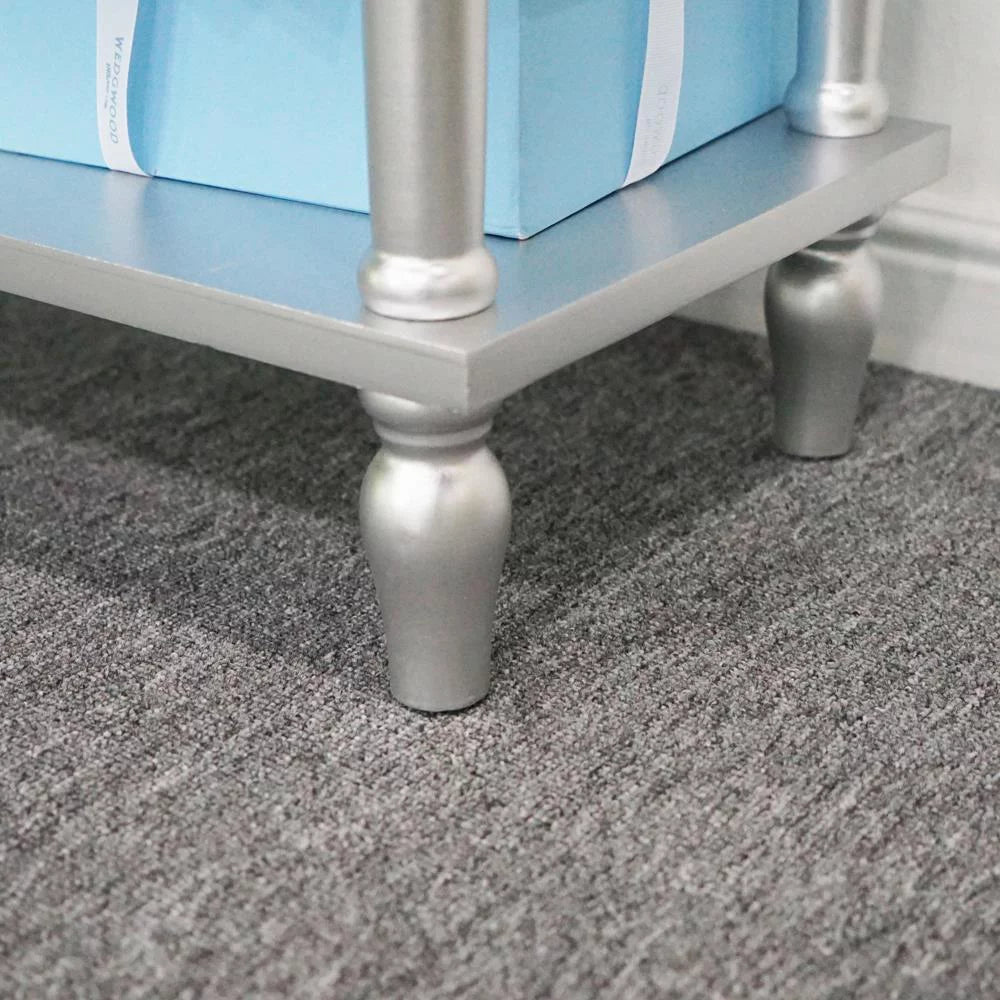 Mirrored Sofa Table with Shelf S1374