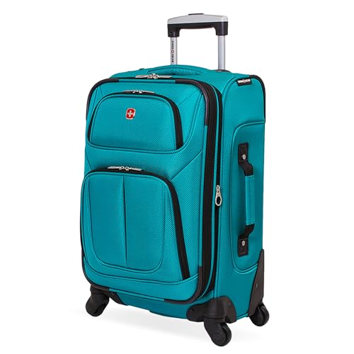 Teal 3 Piece Set Expandable Roller Luggage (21/25/29) G999