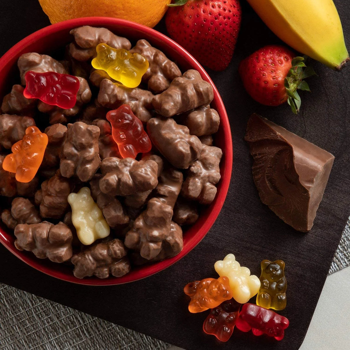 2.25 LBS Milk Chocolate Covered Gummi Bears M9137