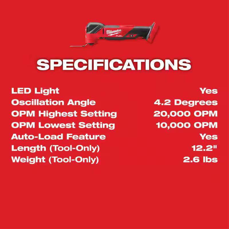 18V Cordless Brushless Oscillating Multi-Tool with Drywall Cut Out Tool (2-Tool) D7919