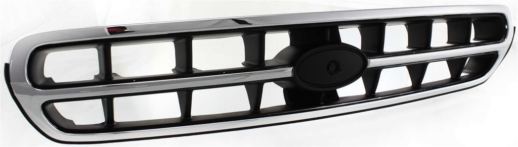 Chrome Shell Grille Assembly with Painted Black Insert N883738