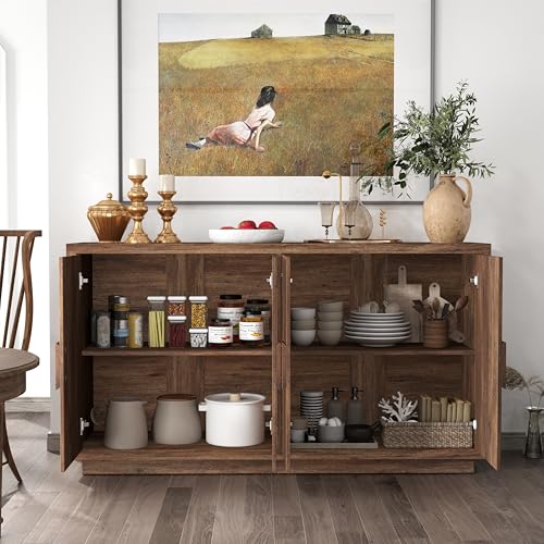 32" Small Buffet Cabinet with Adjustable Shelf E280