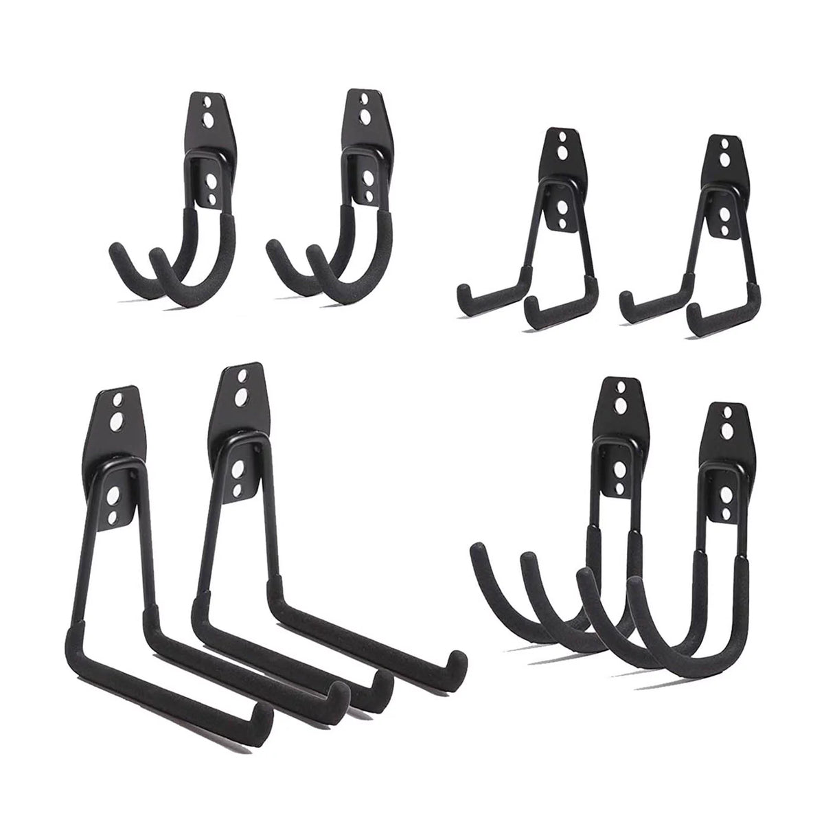 Wall-Mount Storage Hooks 8-Pack H636
