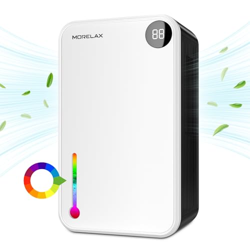25 OZ Small Quiet Dehumidifier with Auto Shut Off, White L273