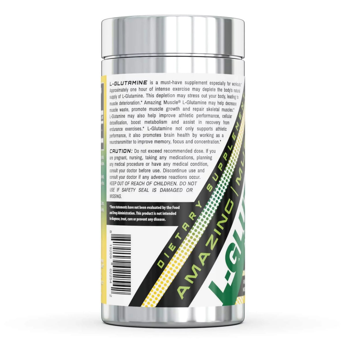 L-Glutamine 500 Mg 250 Capsules F2922