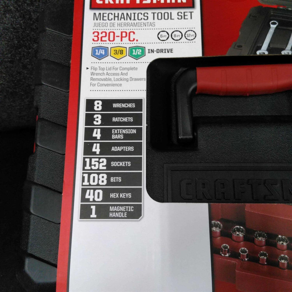 320-Piece Mechanics Tool Set Q1889
