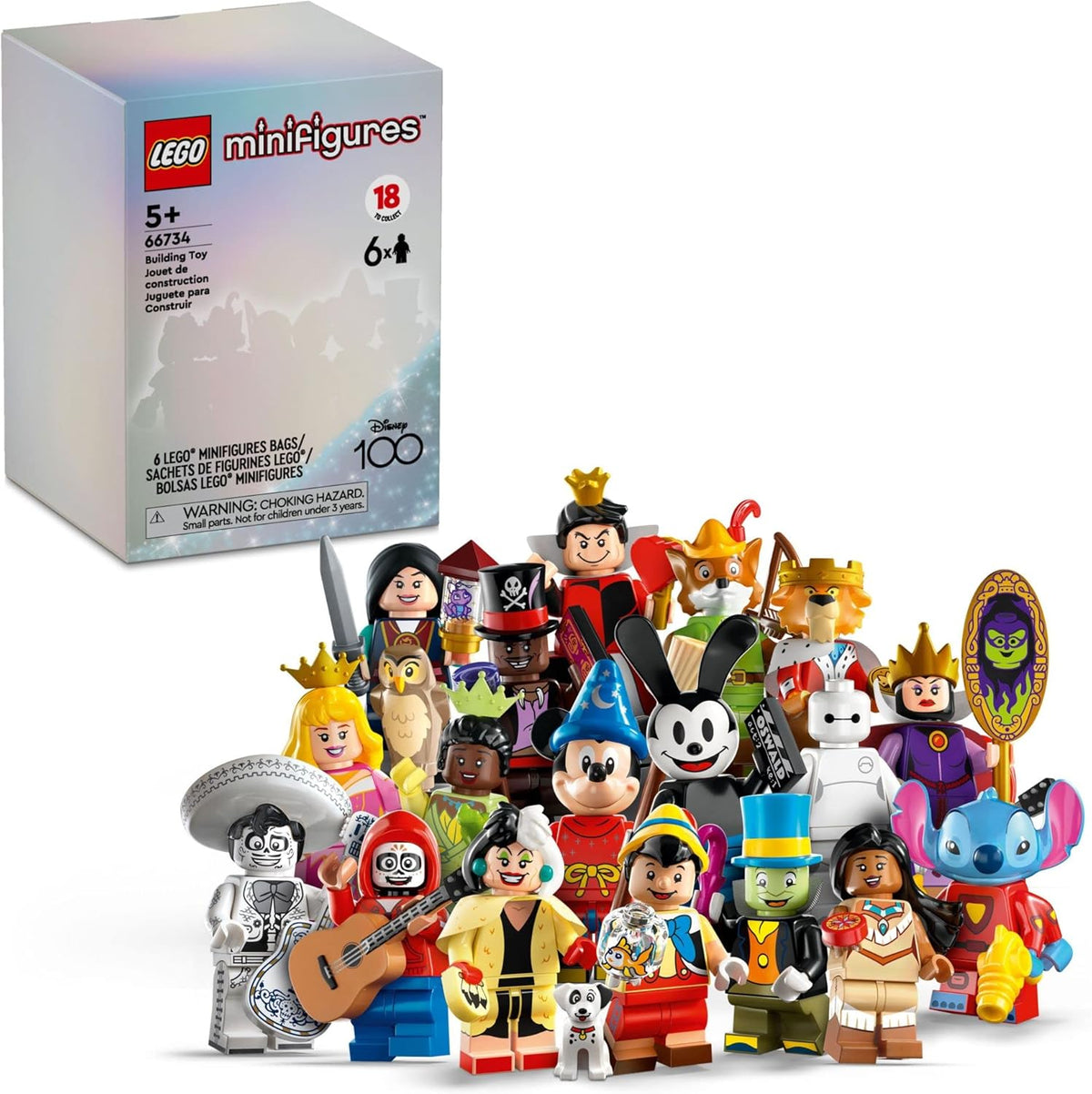 LEGO Minifigures Disney 100 6 Pack Limited Edition Collectible Figures K256