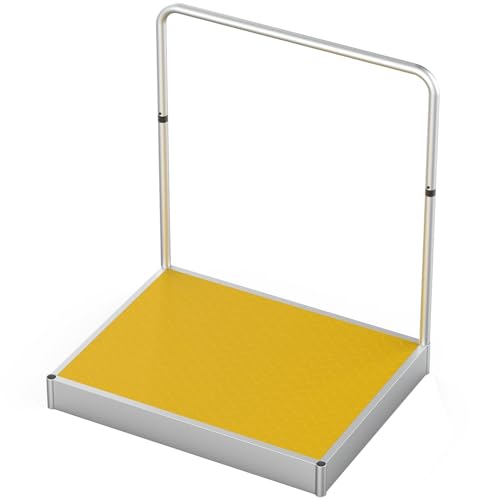 Foldable Dock Boarding Platform with Handrail Y454754