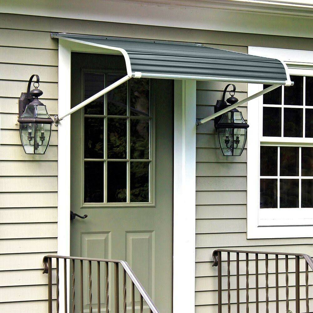 Slate Blue Aluminum Door Canopy Awning I676792