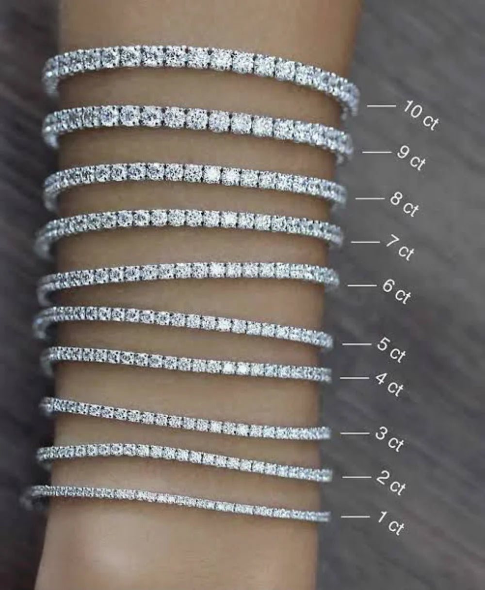 14K White Gold Chain Bracelet L49655