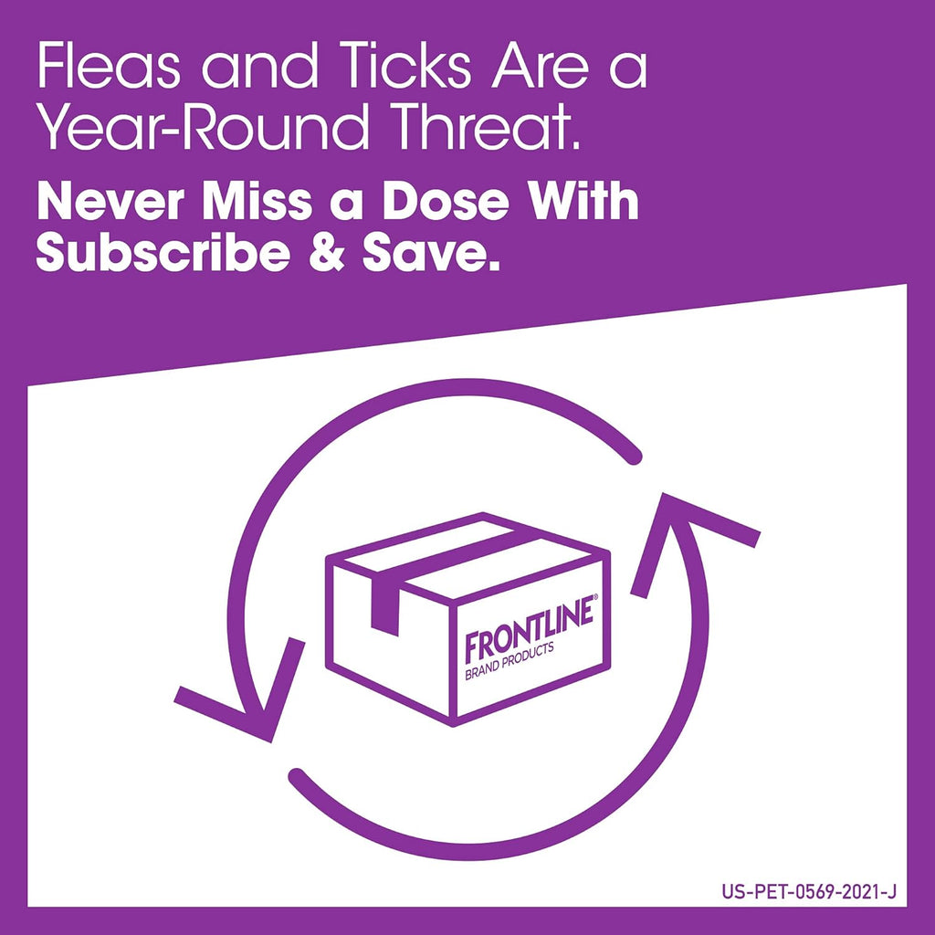 Flea and Tick Treatment for Dogs, 6 Doses, Pack of 2 B40028
