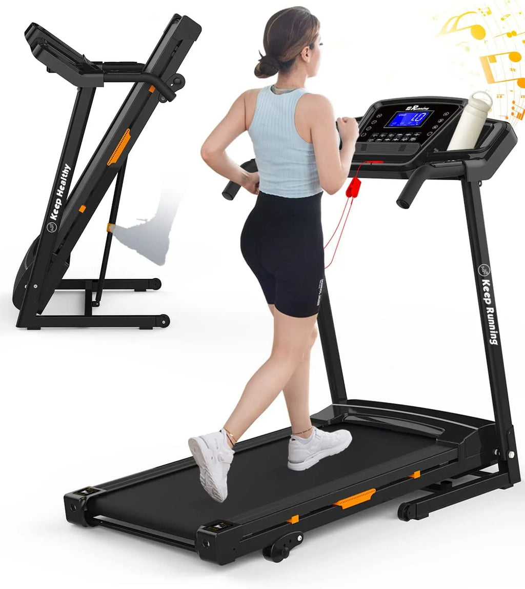 3.5HP Foldable Electric Treadmill with Incline D8553