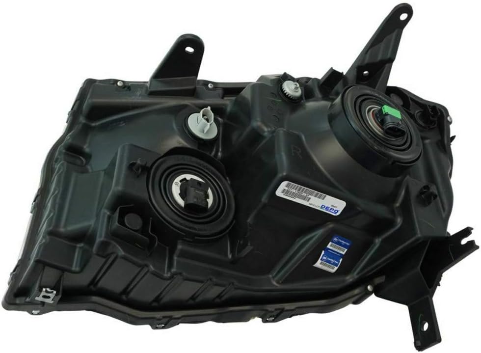 Headlight Assembly for 2012 2013 2014 Honda Pilot Driver and Passenger Side with Bulbs J8879