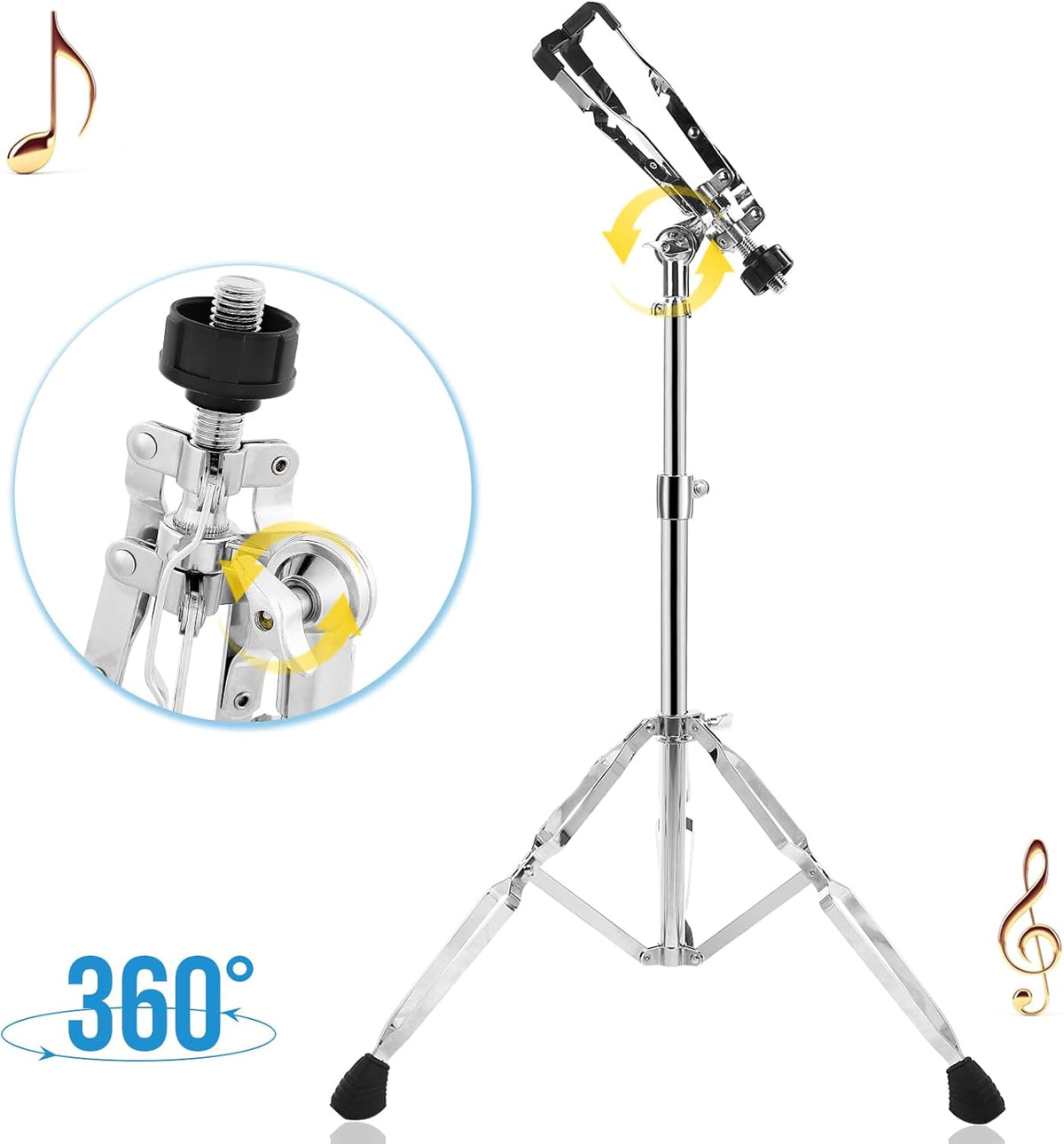 Adjustable Snare Drum Stand for 10-14 Inch Drum Pad, Height 26"-41" A431