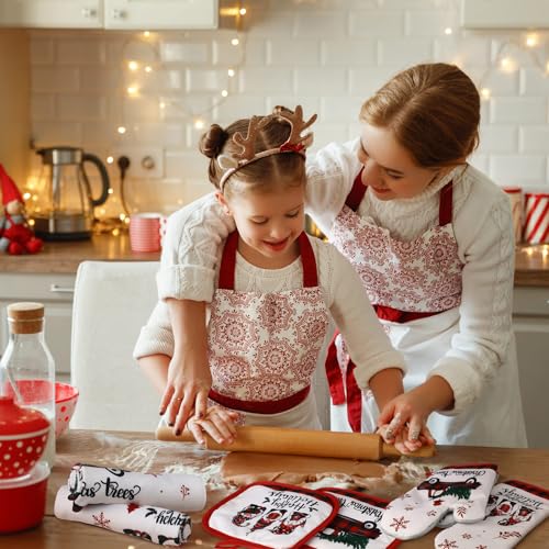 6 Pcs Christmas Kitchen Decor Set S634932