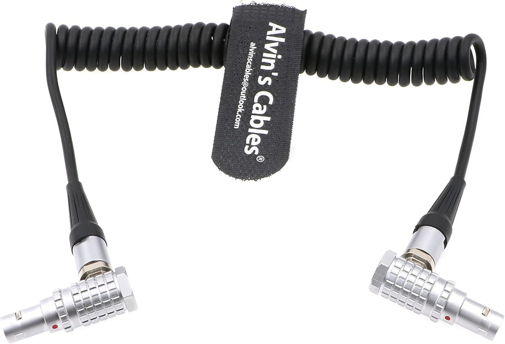5 Pin Male to 5pin Timecode Coiled Cable Pack of 2 A171039