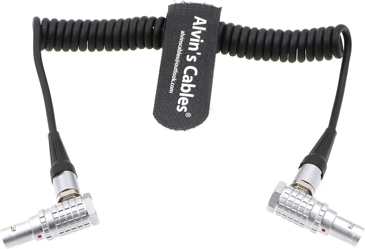 5 Pin Male to 5pin Timecode Coiled Cable Pack of 2 A171039