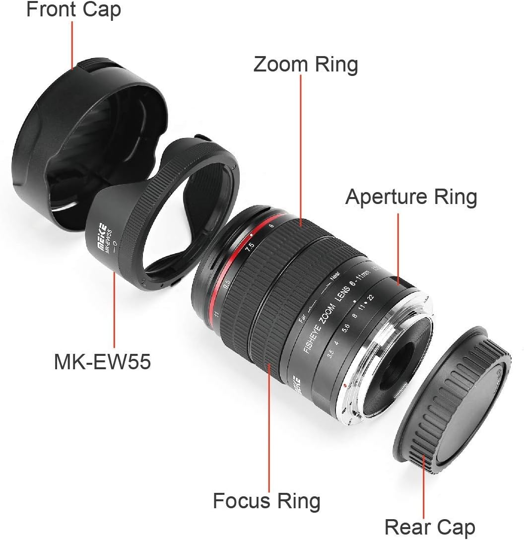 6-11mm F/3.5 Wide Angle APS-C Manual Focus Zoom Lens B368