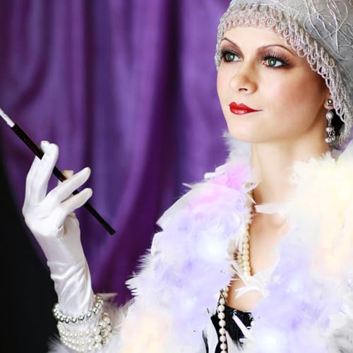 4.4 Yards 40G LED Feather Boa U5146