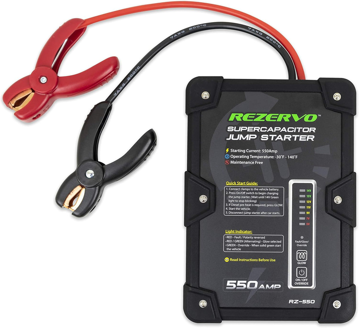 Batteryless Jump Starter for Cars, Trucks, Boats, RVs, ATVs, and other Gas Engines U332