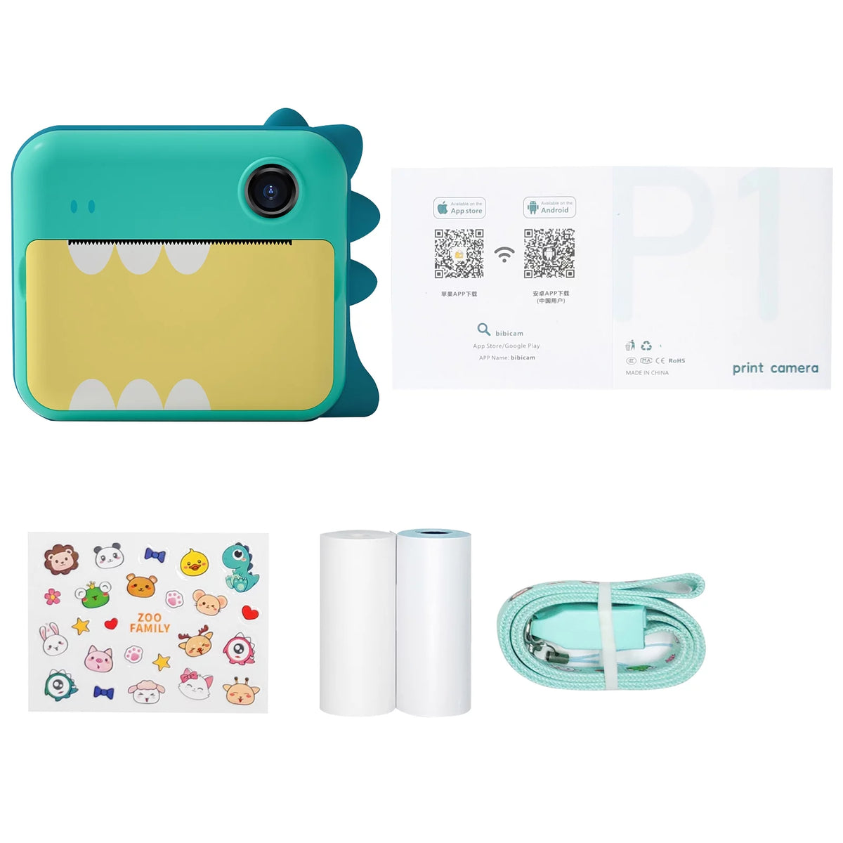Kids Instant Camera 32GB 2.4 inch IPS Screen Z958474