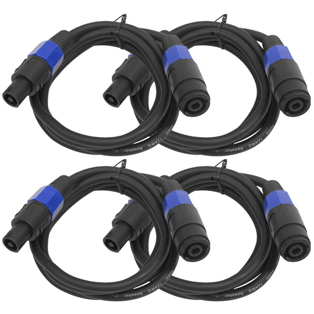 10 Foot Speakon Extension Cables 2 Pack A45872