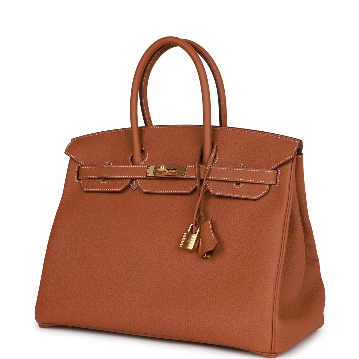 Gold Leather Handbag L522237