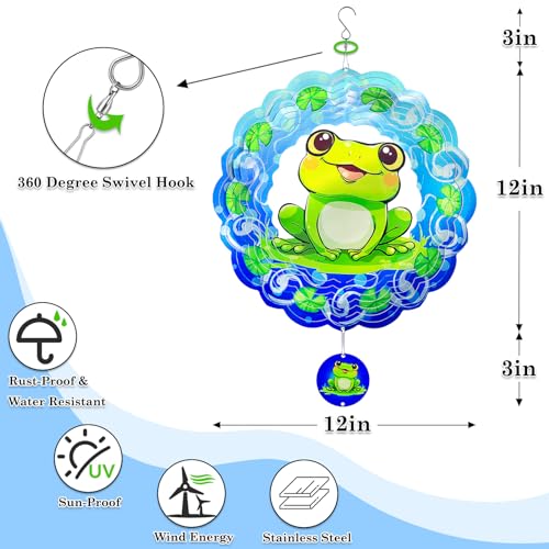 12 Inch Metal Wind Spinner A849