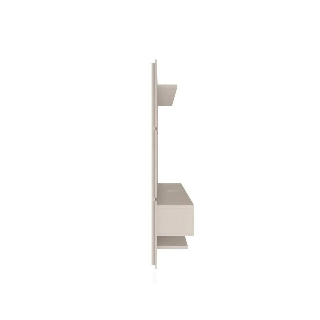 Black Floating Entertainment Center with Shelves K2568