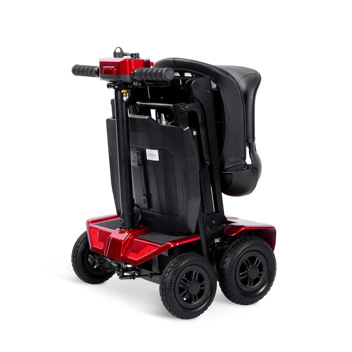 Red Automatic Foldable Mobility Scooter E862542