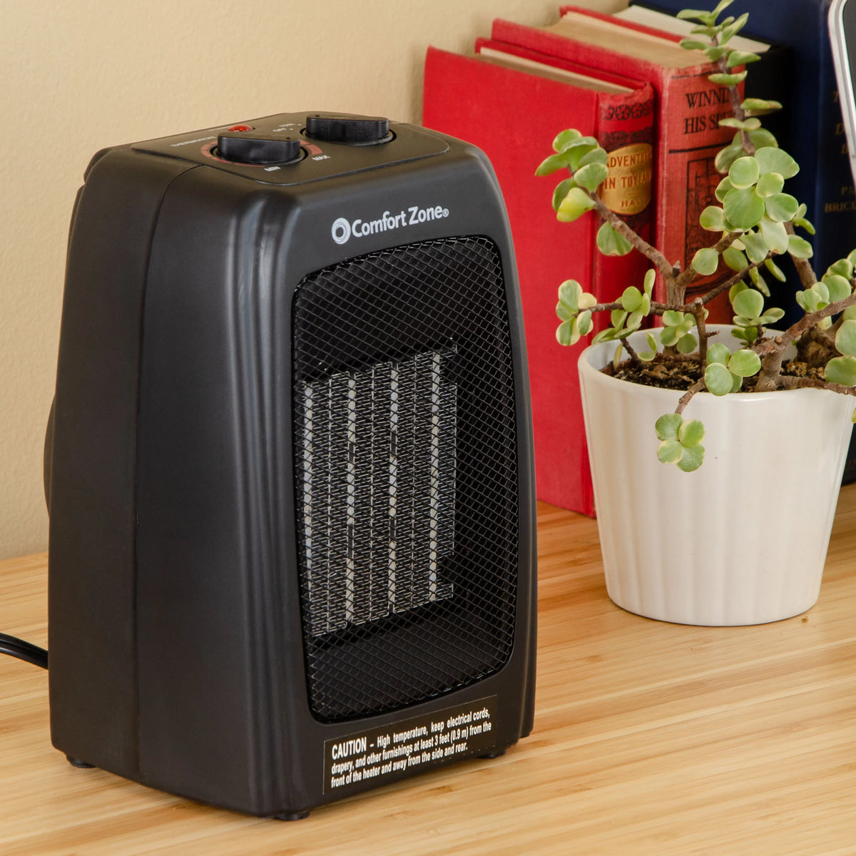 Black Ceramic Electric Portable Heater G8495