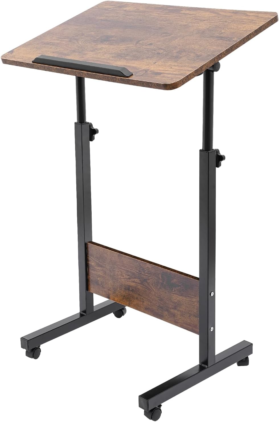 24 x 16 inch Adjustable Height Rolling Desk E322