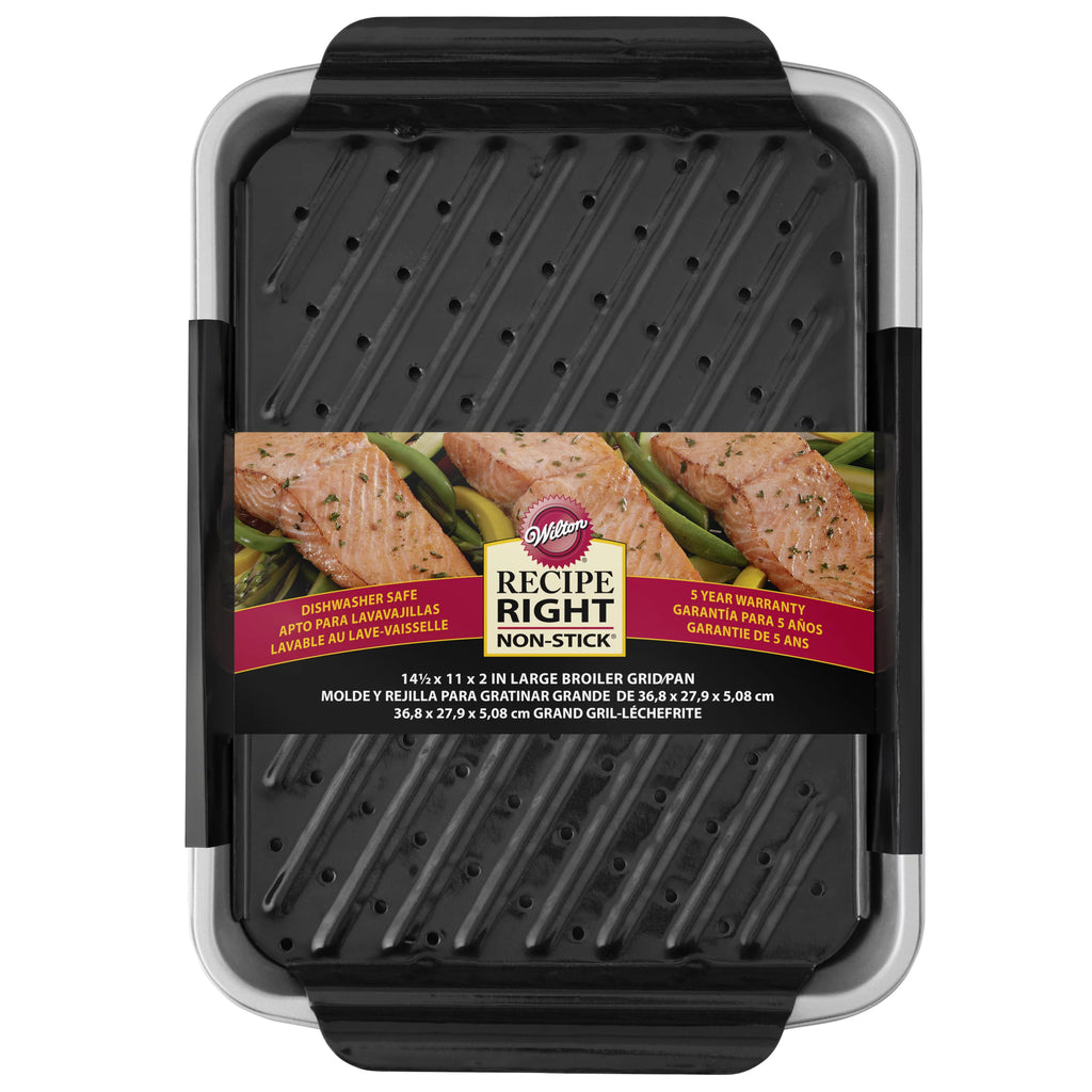Large Non-Stick Broiler Pan Set, 14 x 11-Inch B96783