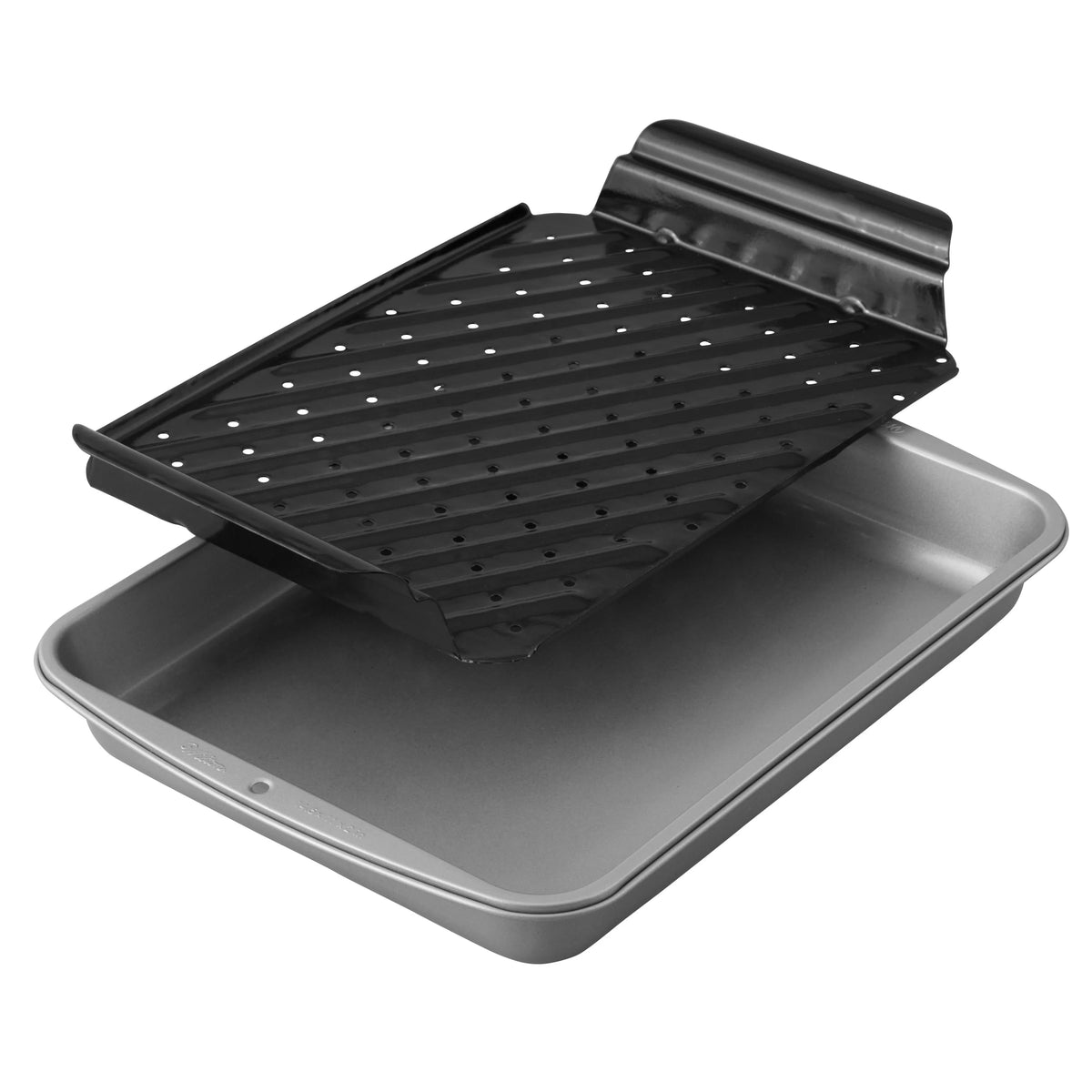 Large Non-Stick Broiler Pan Set, 14 x 11-Inch B96783