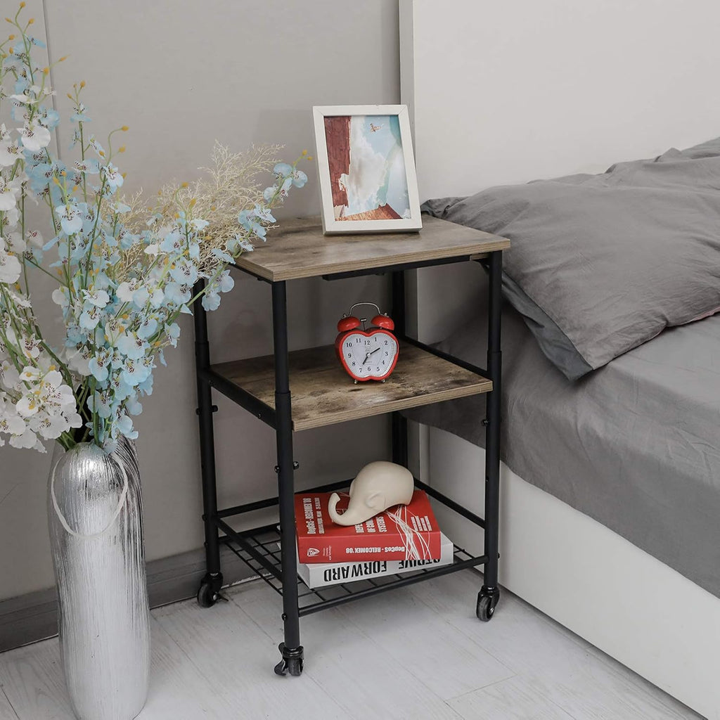 Adjustable Height 3-Tier End Table G22024