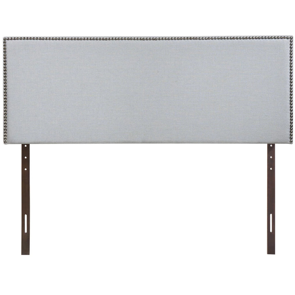 Grey Fabric Upholstered Headboard T4874