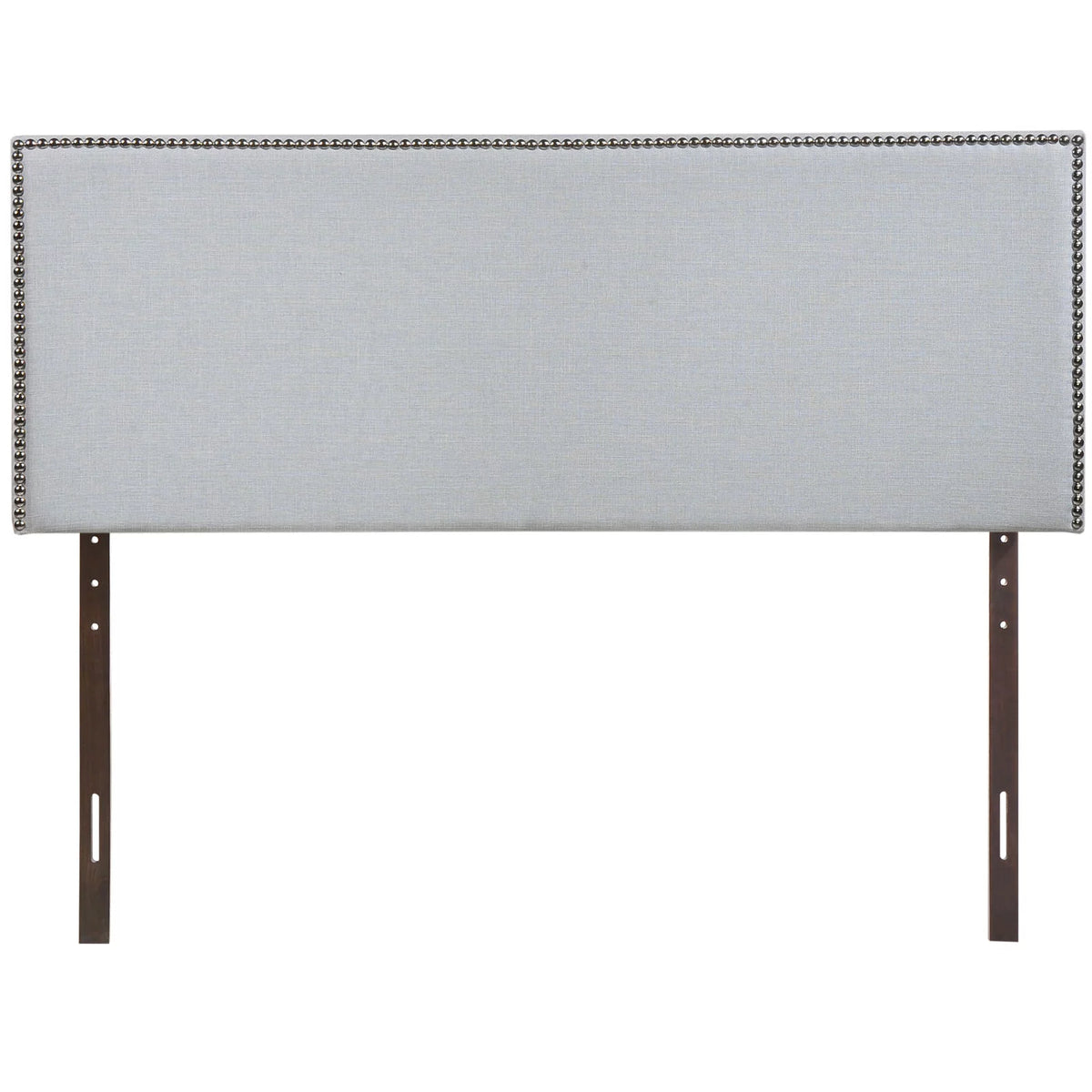 Grey Fabric Upholstered Headboard T4874