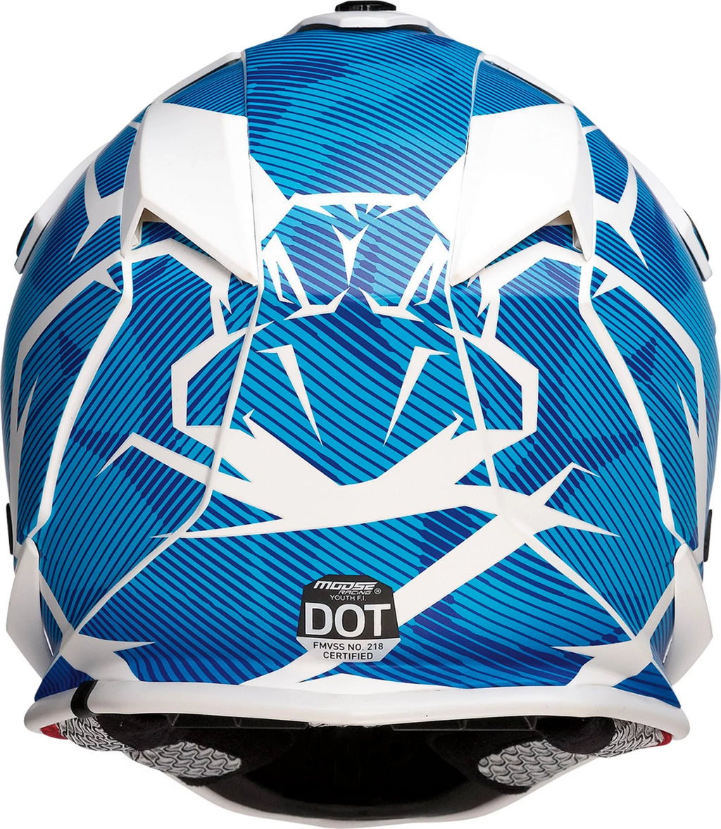 Youth MX Offroad Helmet Blue/White XL D690961