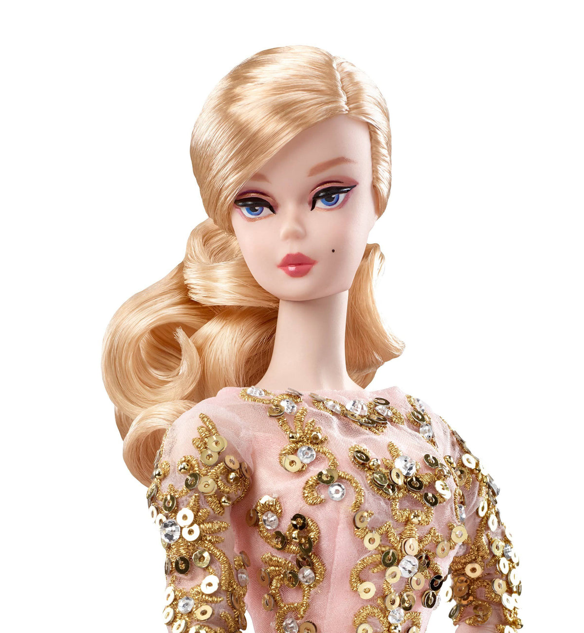 Blush Gold Cocktail Dress Z65580