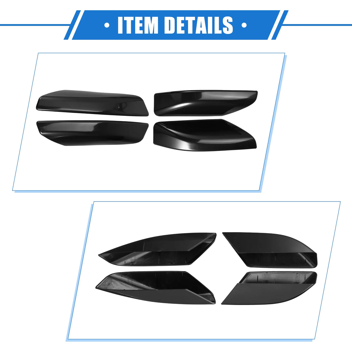 Black Plastic Car Roof Rack End Cover for Toyota 4Runner 2003-2009 K22093