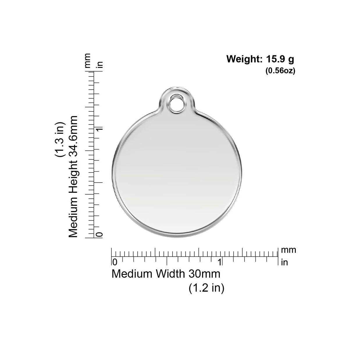 Enamel Pet ID Tag Y607