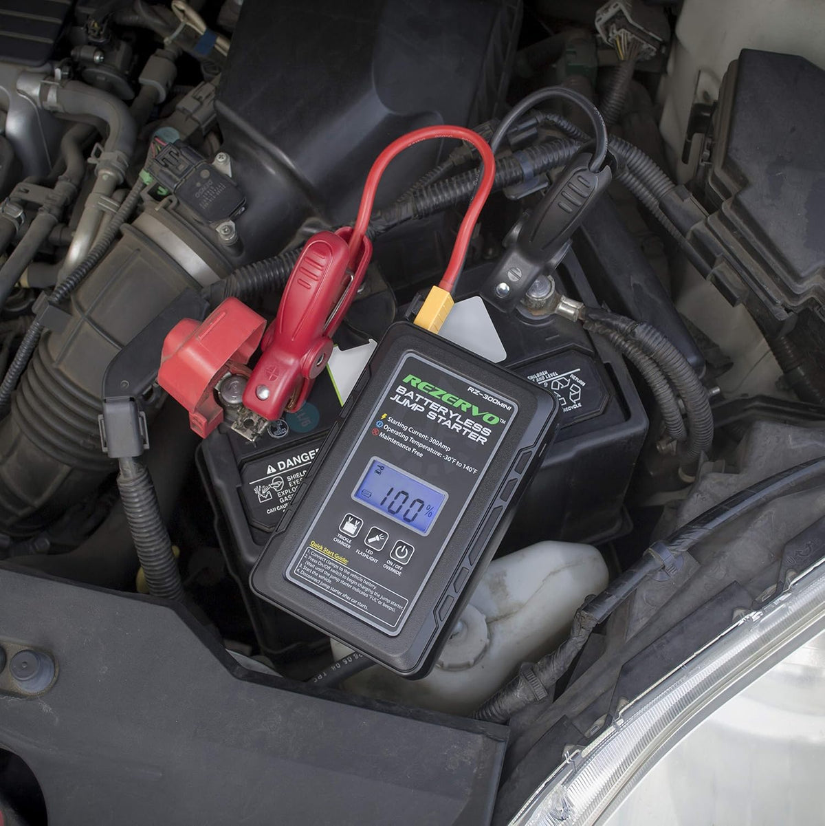Batteryless Jump Starter for Cars, Trucks, Boats, RVs, ATVs, and other Gas Engines U332