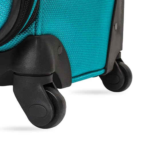 Teal 3 Piece Set Expandable Roller Luggage (21/25/29) G999