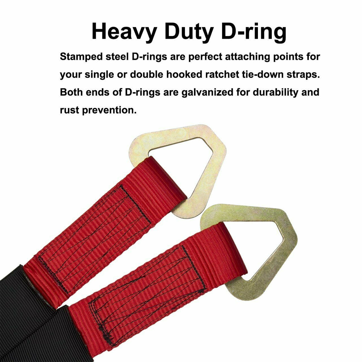 4 Pack 36" Heavy Duty Trailer Axle Straps O658