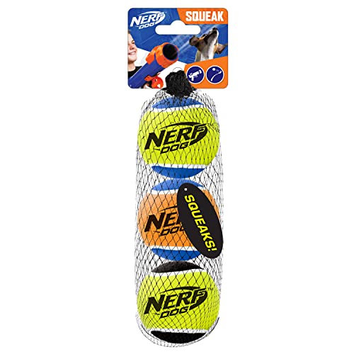 2.5 Inch Three Pack Dog Toy Tennis Ball with Squeaker R393