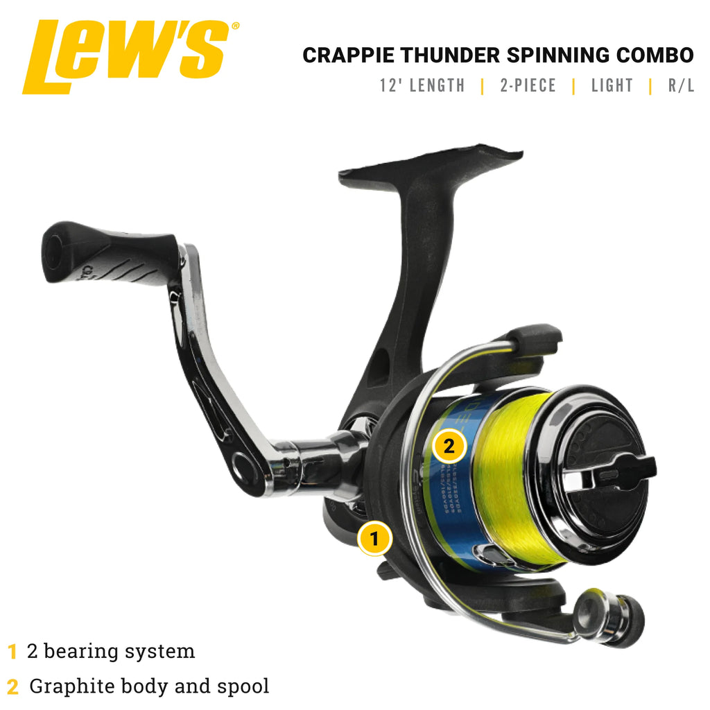 12-Foot Rod Spinning Reel and Fishing Rod Combo A47421